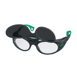 عینک ایمنی جوشکاری دو جداره uvex مدل 9104(flip-up)