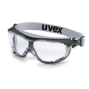 عینک ایمنی گاگل لنز شفاف uvex مدل carbonvision