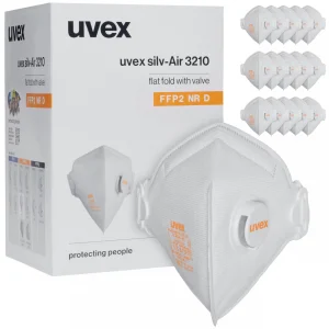 ماسک سوپاپ دار uvex مدل silv-air 3210 FFP2